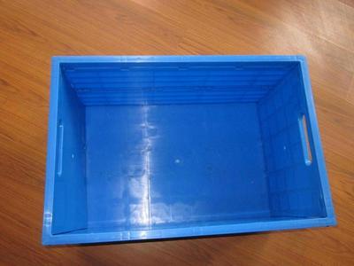 上海大型塑料折疊箱上海藍色可疊塑膠箱浙江_塑料橡膠機械欄目